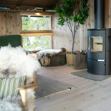 Design Cabin With Panoramic Views Near Sjusjoen Holiday home