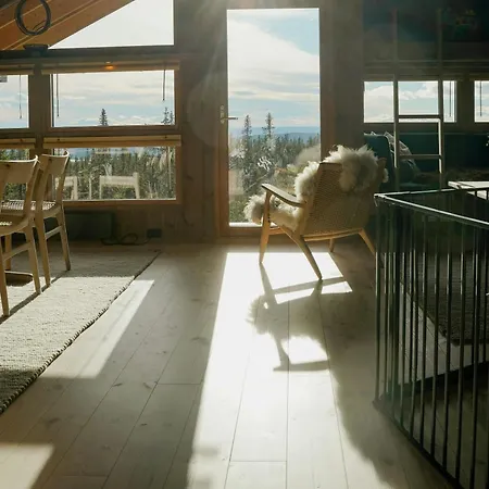Holiday home Design Cabin With Panoramic Views Near Sjusjoen *