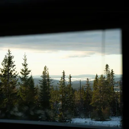 Design Cabin With Panoramic Views Near Sjusjoen Feriehus
